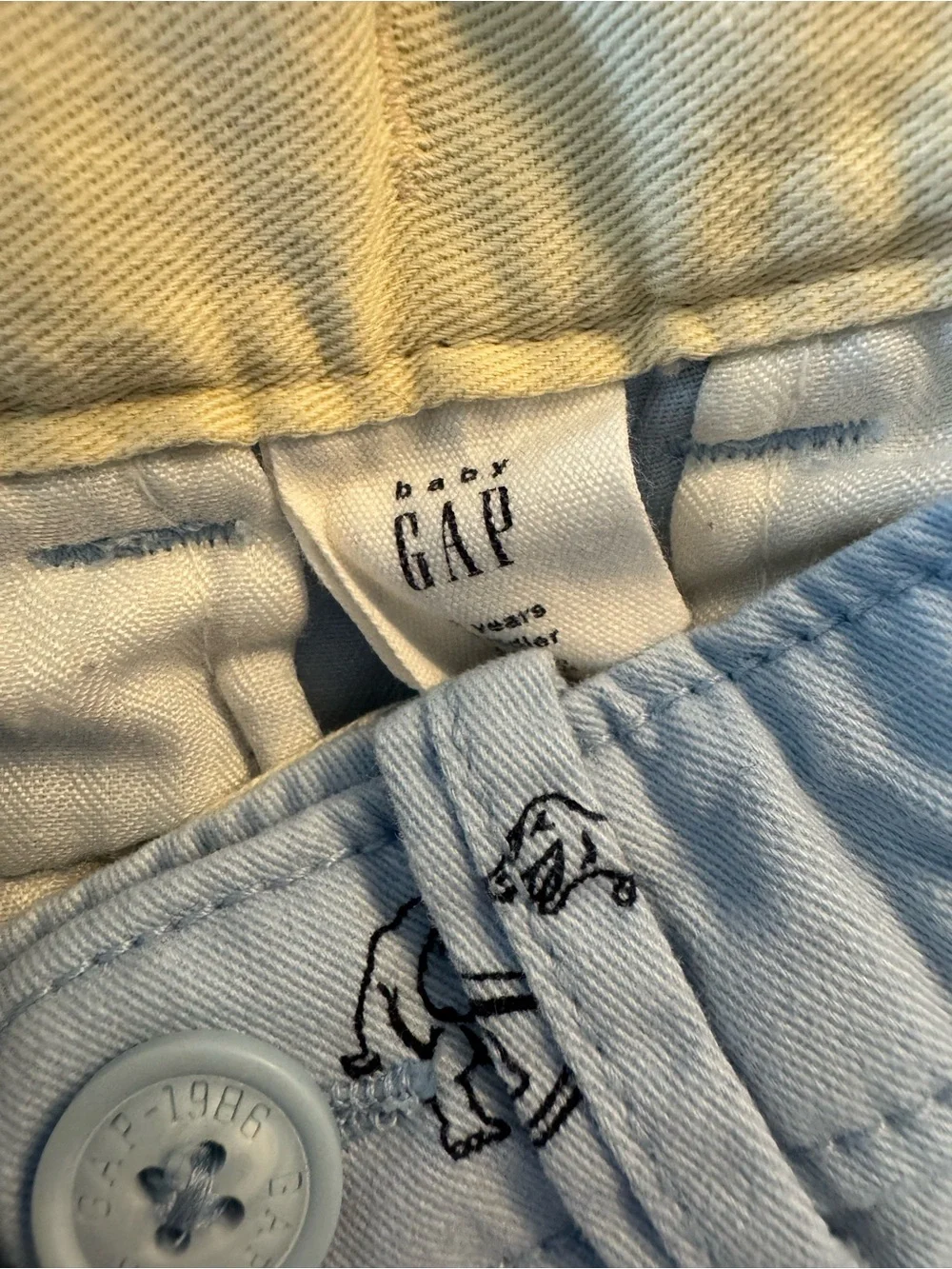 GAP marked size
